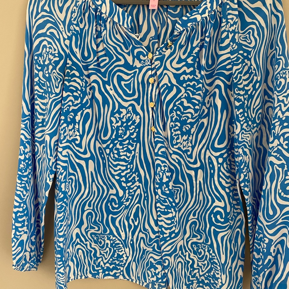 Lilly Pulitzer Silk Top